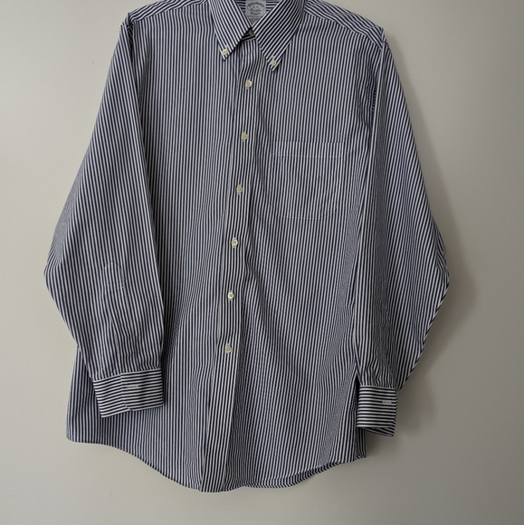 BROOKS BROTHERS - Regnant Striped Dress Shirt - Picture 7 of 12